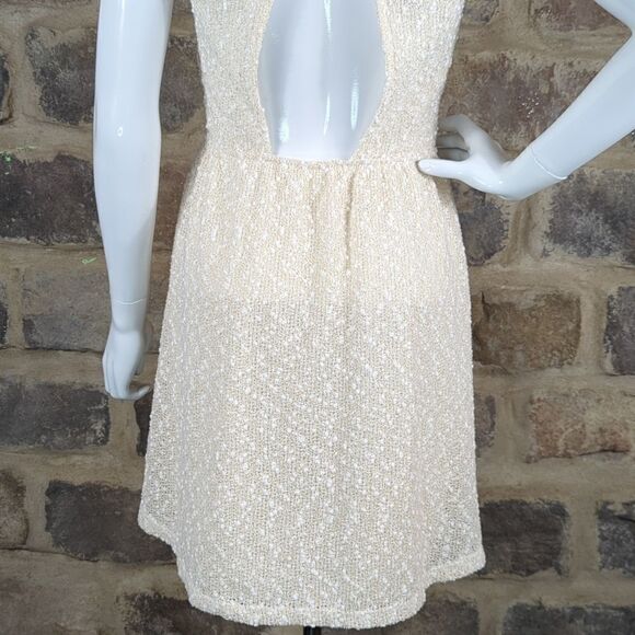 The Impeccable Pig sleeveless fit & flare open back dress woman's size medium - Picture 8 of 13